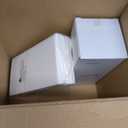 GATHER 176 Pieces Gold Dinnerware Disposable - White and Gold Plastic Plates Includes 50 Plates, 25 Plastic Silverware, 25 Napkins, 25 Cups and 1 Tablecloth for Wedding Party Thanksgiving