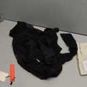 Popilush Long Sleeve Body Suits Womens Tummy Control Open Back Sheer Top Built in Bra Turtleneck Lace Shapewear Bodysuit (Medium, Black)