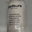 Bedsure Fleece Blanket Twin Blanket Linen - 280GSM Soft Lightweight Plush Cozy Blankets for Bed, Sofa, Couch, Travel, Camping