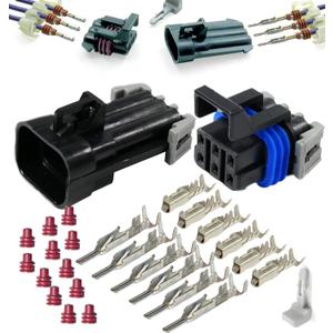 6-Pin Metri-Pack 150 Series 6-Way Connector w/16 18 AWG Sealed 16 V & 14 amps