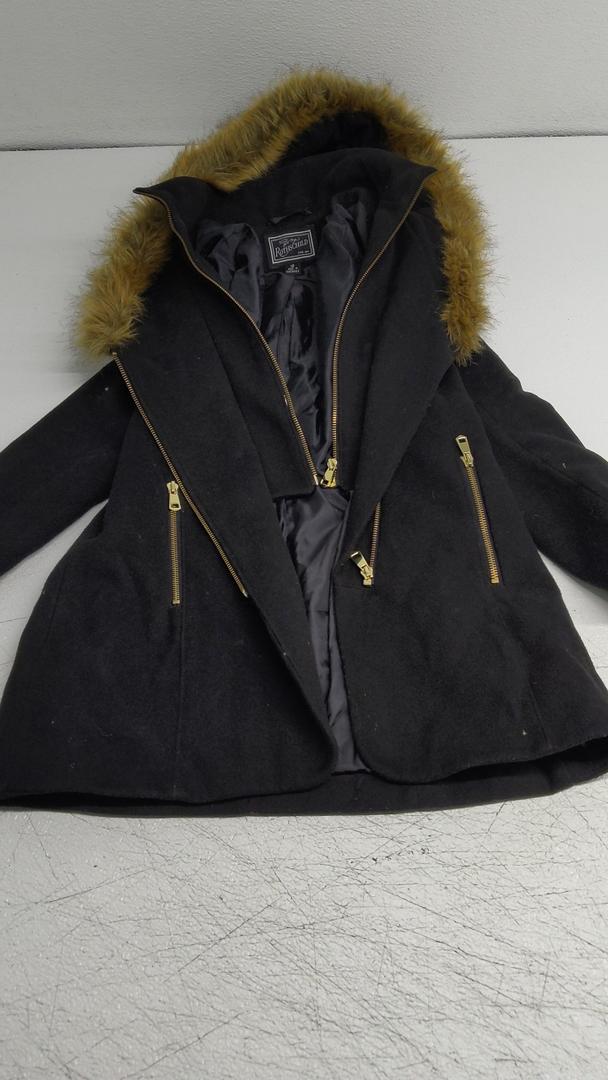 Rothschild Twill Parka Jacket with Faux Fur Collar,Warm Winter Coat for Kids 12