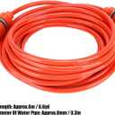 Flexible Garden Hose, 20ft/6m No Kink Heavy Duty Water Hose Lightweight for Gardening Construction