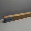 Muzata Aluminum Black Corner Cable Railing Post 36 Inch 36"X2"x2" T-drilled One-Post Corner Solution Surface Mount Cable Railing System Kit Indoor Outdoor Seaside with User Guide PD02 B3AS