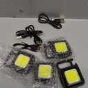 MAKDAK COB Rechargeable Keychain Flashlight 4Pack, High Lumen Super Bright LED Work Light with Magnet,Clip,Bottle Opener for Dog Walking,Car Repair, Emergency,Camping,EDC (4PC)