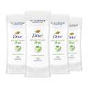 Dove Aluminum Free Deodorant For Women 4 Count Cucumber And Green Tea 72 Hour Odor Protection 2.6 Oz
