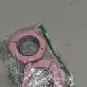 Barbell Clips (Pair), Barbell Clamps, Quick Release Olympic Barbell Clamps with Anti Slip TPR Grip, Barbell Collars for Secure Weightlifting & Powerlifting (Pink)