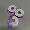 QIANF Purple Double Face Satin Ribbon 1 Inch x 45 Yards Lavender Fabric Ribbon for Gift Wrapping, Flower Bouquets, Hair Bows Making, Wedding Decoration, Invitation Cards, Christmas (3 Rolls *15Yd)
