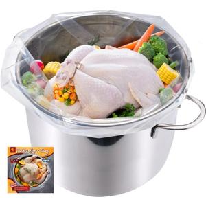 5 Gallon Bucket Liner Bags, 5.5 Mil, 5 Pack, Food Grade & BPA Free Brine Bags for Marinating & Food Storage