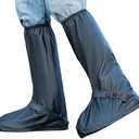 Rain Shoe Covers | Waterproof Shoe Covers for Men Women | Reusable Galoshes Overshoes (Black, Medium), Size 30