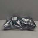 Chyhomenyc Black Curtains 54 Inch Length for Living Room, Light Filtering Textured Window Curtains, Soft Airy Privacy Rod Pocket Curtain for Bedroom, 42Wx54L, 2PCS