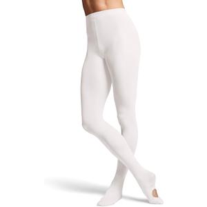BLOCH Women's Ladies contoursoft adaptatoe Tights (Small, White)