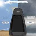 AKOZLIN Portable Pop Up Shower Tent Instant Privacy Dressing Changing Tent Outdoor Shower Room Camp Toilet Tent, 74.9" H x 39.4" W x 39.4" L