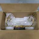 Meybiok Bathroom Light Fixtures, 2 Light Gold Vanity Light Fixtures with White Tulip Glass Shades, Bathroom Lighting Fixtures Over Mirror for Bedroom, Living Room & Hallway (Bulbs Not Included)