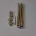 2 Pack Gold Shower Curtain Rods for Windows 28 to 48 inch Adjustable Shower Rod Spring Tension Curtain Rods No Drilling Extra Long Gold Curtain Rod Non Slip Shower Rods for Bathroom Window Cafe