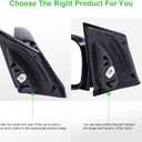SCITOO Driver Side View Mirror Fit For 2006-2011 For Honda Civic DX EX LX Si Coupe 2-Door 2008-2011 DX-G Coupe 2-Door 1.8L Non-Folding Non-heated Power adjustment Left Exterior Mirror HO1320213