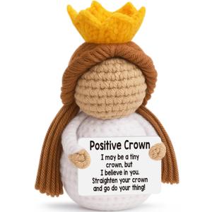 Cute Queen Keepsake, Inspirational Gifts for Women, Encouragement Presents for Mom Daughter Grandma Teacher