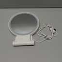 Auxmir 1X/30X Magnifying Mirror with Light, Double Sided Makeup Mirror with Adjustable 3 Color Light, 2000mAh Rechargeable Lighted Magnifying Mirrors with Tweezer, Foldable Travel Mirror with Rotation