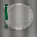 Chef Approved Aluminum Stable Dough Proofing Pan Lid | Professional Round Shape Retarding Stackable Bakeware Pot for Bakery Pastry Coffee Shop | Fits 48DPAN | Break Resistant, 8.6"W x 8.6"D x .13"H