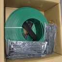 Landscape Edging Border - 60FT 4IN Tall Edging for Landscaping with 60 Stakes, 0.15" Thick No Dig Lawn Edging for Garden Border, Flexible Flower Bed Edging Borders for Yard, Terrace Board (GREEN)