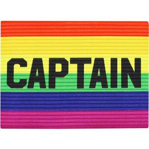 Soccer Team Captain Armband Elastic Football Basketball Volleyball Player Bands for Youth Adult Team Leader, Adjustable Captain Arm Band Team Sports Accessories Soccer Training Wrist Armbands