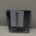 qiqee 5PCS Black Gift Bags with Ribbon Handles 9.6"x7.9"x4.3" Medium Size Gift Bags (10PCS Tissue Paper included, Medium Wide, Black)