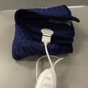 Extra Large Heating Pad for Back Pain Relief, 35"x20" Electric Heat Pads for Period Cramps & Body Shoulder, 9 Heat Settings, Auto-Off, Machine Washable, Dry Moist Heat, Gifts for Women Men, Blue