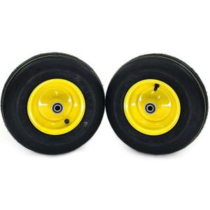(2) Pneumatic Ribbed Tire Assemblies 13x5.00-6 Fits John Deere AM138762