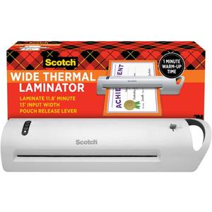 Scotch Thermal Laminator, Extra Wide 13 Inch Input, Ideal for Teachers, Small Offices, or Home (TL1302X)