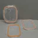 IMUSA Glass Food Storage Containers with Lids, 10 Piece Set Borosilicate Glass Meal Prep Containers Oven Microwave Freezer Safe Airtight and Leakproof