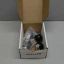 uxcell 2 Inch Ball Caster Wheels, 4pcs Threaded Stem Caster 360 Degree Rotatable Caster Wheels for Furniture, Silver Tone