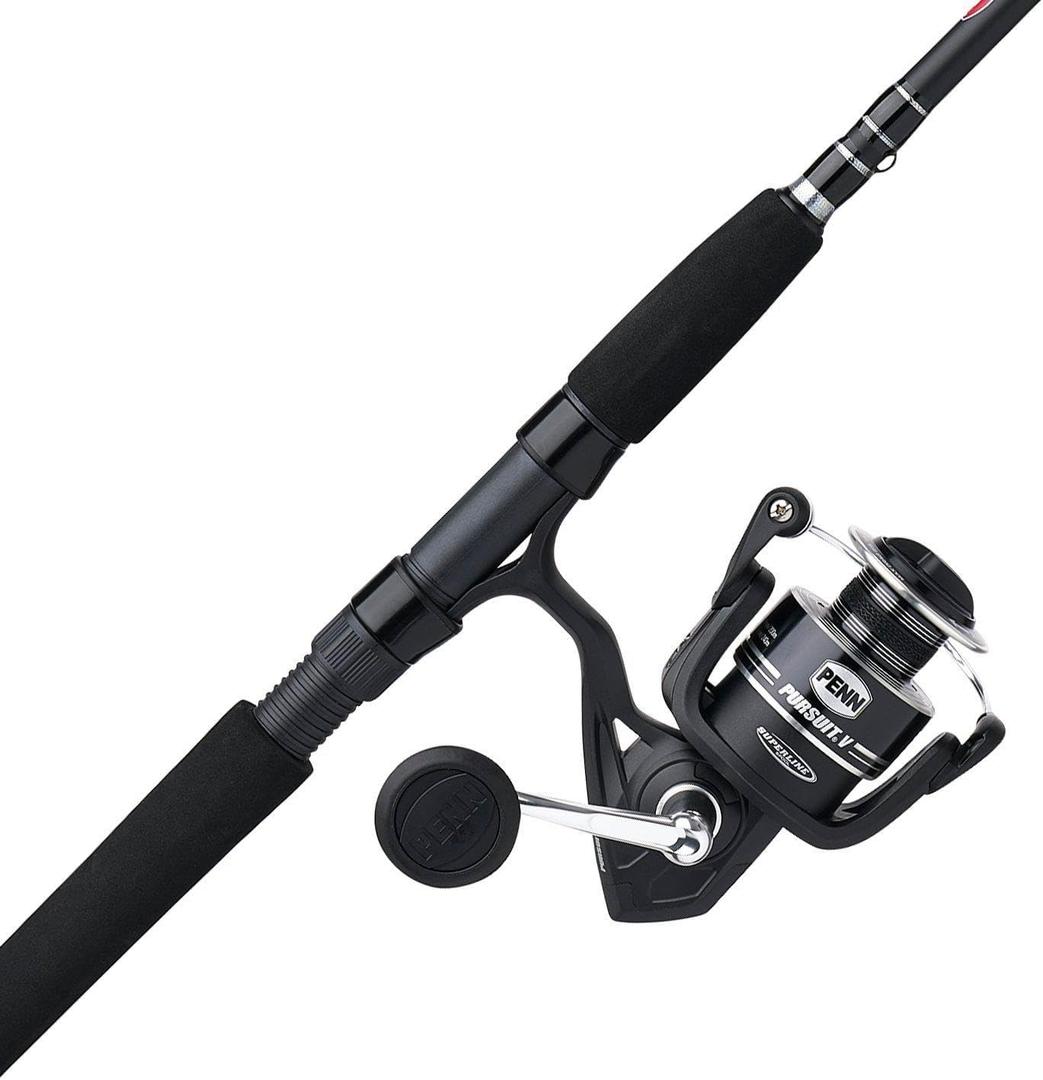 PENN Pursuit V Spinning Reel, 4000 Size Reel - 7' - Medium - 2pc, 10 - 17 lb line rating.