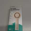 Aecooly Portable Handheld Turbo Fan [16H Max Cooling Time], 5 Speeds USB Rechargeable Mini Personal Battery Operated Small Pocket Cooling Fan GIfts for Women, Travel, Home, Office, Beach, Lash -Pink