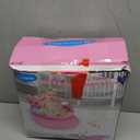 2 in 1 Baby Tummy Time Mat & Support Seated Pillow Infant Newborn Toys 0 1 2 3 4 5 6 Months Pink Caterpillar Sensory Developmental Playmat 0-6 3-6 12 Month Babies Mirror Shower Gifts for Girls Boys