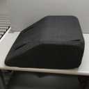 Leg Elevation Pillow for After Surgery, 6inch Foam Leg Elevating Pillow for Swelling and Blood Circulation, Leg Wedge Pillow for Sleeping, Knee Pillow for Knee Hip Ankle Pain Relief, Black