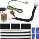 CX01088 4 Way Flat Trailer Wiring Harness Kit, Replacement for Nissan Pathfinder 2013-2020, Replacement for Infiniti QX60 2014-2020