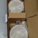 Bosmarlin Large Ceramic Coffee Mugs Set of 2, 17 Oz, Yellow Big Tea Cup for Office and Home, Dishwasher and Microwave Safe (Yellow, 2)