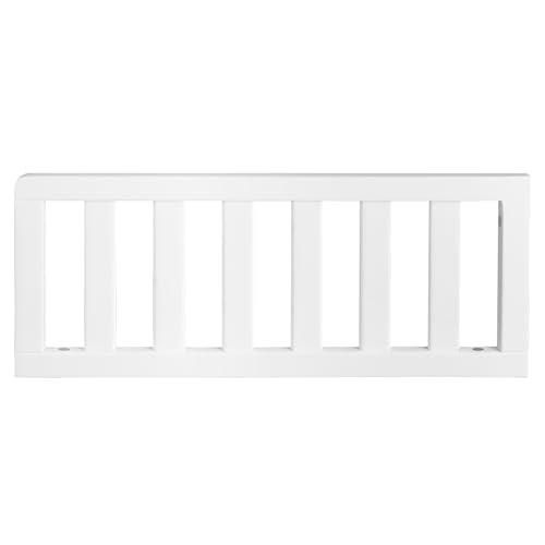 Salcod Toddler Safe Guardrail Compatible with Delta Children Convertible Crib, Crib Rail for Prevent Toddler from Rolling Off The Bed, White