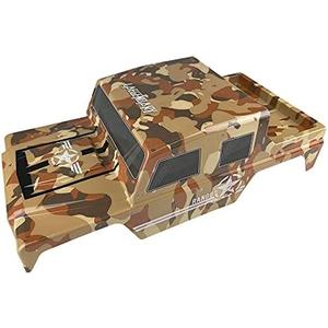 LAEGENDARY Piezas de repuesto de coches RC a escala 1:8 para camin Rango: Car Shell - Camo - Nmero de pieza - RA-5008