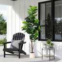 Artificial Fiddle Leaf Fig Tree 6FT with Planter Faux Trees Indoor Tall Artificial Tree, Stable Base, 84 Realistic Leaves, for Indoor/Outdoor Home Office Living Room Decor, Housewarming Gift