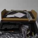 BESy Matte Black Bathroom Faucet 3 Holes Two Handles Vanity Widespread 8 Inch Bathroom Sink Faucet, Waterfall Bathroom Sink Faucet with cUPC Supply Hoses, Pop Up Drain, Stainless Steel