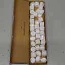 uxcell 36Pcs Chair Leg Caps, 22mm (7/8 Inch) Non-Marking PVC Chair Leg Tips Chair Leg Floor Protectors Round Table Covers End Caps for Furniture, White