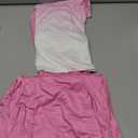 Tycorwd Women's Plus Size Two Piece Outfits Sweatsuits Sets Casual Short Sleeve Tops Loose Wide Leg Pants Tracksuit Sets (Pink, XXXL)