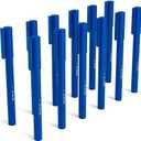 TRU RED Staples Quick Dry Gel Pen, Medium Point, 0.7mm, Blue, 24/Carton (TR54481VS)