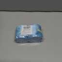 LaRibbons Christmas Wired Ribbon 2.5 inch Double Faced Blue Snowflakes and Striped Christmas Ribbon for Tree Garland, Wreath Bow, Xmas Crafts Decorations, 2 Rolls 10 Yards Total