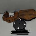 Spice Rack Organization for Cabinet - Height Adjustable Rotating Lazy Susan Organizer, Spice Organizer Fits Cabinets Wide 11 inches, Clearance Height 10.5 inches