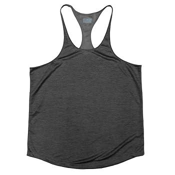 Muscle Cmdr Men's Bodybuilding Stringer Tank Tops Y-Back Gym Fitness Workout Training Running T-Shirts Athletic Quick Dry Top M Size Set Of 3