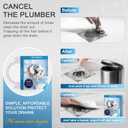 INVIHUG, 25 Pack, Disposable Shower Drain Hair Catcher Mesh Stickers, Disposable Hair Drain Catcher.(White,4.1inch), Hc2-4.1inRound-25