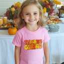 Thanksgiving Shirts for Kids Boys Girls Toddler Funny Turkey Pumpkin Graphic T-Shirt Clothes Tops Tee 2T-8Y (7-8 Years)
