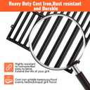2PACK 7638 Grill Iron Cooking Grates with 5PACK 7636 Stainless Steel Flavorizer Bars for Weber Spirit 300 and GS4 Spirit II 300 Series E310 E320 E330 S310 S320 S330 Grill Part 69797 68843