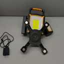 30W Rechargeable Work Light, 3000 Lumen Magnetic Work Light Battery Powered, Waterproof Portable Cordless Job Site Lighting for Construction Site, Workshop, Garage, Camping, and Car Repairing